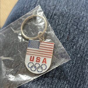 USA Flag Key Holder